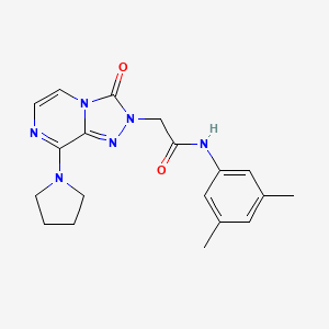 N-(3,5-dimethylphenyl)-2-(3-oxo-8-pyrrolidin-1-yl[1,2,4]triazolo[4,3-a]pyrazin-2(3H)-yl)acetamide