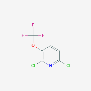 molecular formula C6H2Cl2F3NO B2903051 2,6-Dichloro-3-(trifluoromethoxy)pyridine CAS No. 1221171-72-7