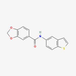 N-(benzo[b]thiophen-5-yl)benzo[d][1,3]dioxole-5-carboxamide