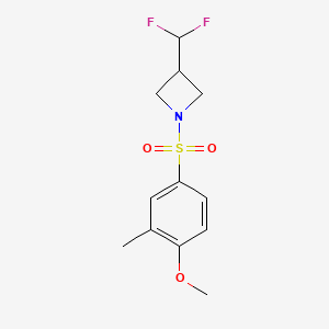 3-(Difluoromethyl)-1-((4-methoxy-3-methylphenyl)sulfonyl)azetidine