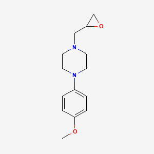 molecular formula C14H20N2O2 B2903064 1-(4-Methoxyphenyl)-4-(oxiran-2-ylmethyl)piperazine CAS No. 1016683-42-3