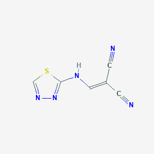 ((2,4,5-Thiadiazolylamino)methylene)methane-1,1-dicarbonitrile