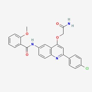 N-(2-methoxyethyl)-4-[1-methyl-3-(piperidin-1-ylcarbonyl)-1,4,6,7-tetrahydro-5H-pyrazolo[4,3-c]pyridin-5-yl]-4-oxobutanamide