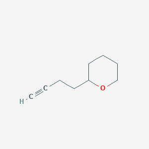 molecular formula C9H14O B2903093 2-But-3-ynyloxane CAS No. 1980862-38-1
