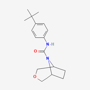 (1R,5S)-N-(4-(tert-butyl)phenyl)-3-oxa-8-azabicyclo[3.2.1]octane-8-carboxamide