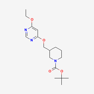 tert-Butyl 3-(((6-ethoxypyrimidin-4-yl)oxy)methyl)piperidine-1-carboxylate