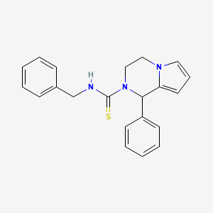N-benzyl-1-phenyl-3,4-dihydropyrrolo[1,2-a]pyrazine-2(1H)-carbothioamide