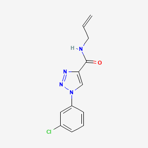 1-(3-chlorophenyl)-N-(prop-2-en-1-yl)-1H-1,2,3-triazole-4-carboxamide