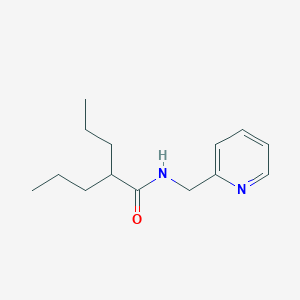 molecular formula C14H22N2O B290318 2-propyl-N-(2-pyridinylmethyl)pentanamide 