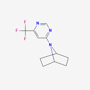 7-[6-(Trifluoromethyl)pyrimidin-4-yl]-7-azabicyclo[2.2.1]heptane