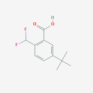 5-Tert-butyl-2-(difluoromethyl)benzoic acid