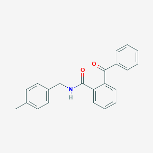 molecular formula C22H19NO2 B290320 2-benzoyl-N-(4-methylbenzyl)benzamide 