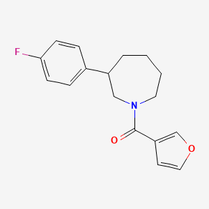 (3-(4-Fluorophenyl)azepan-1-yl)(furan-3-yl)methanone