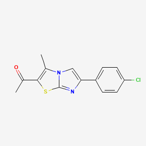 1-[6-(4-Chlorophenyl)-3-methylimidazo[2,1-b][1,3]thiazol-2-yl]-1-ethanone