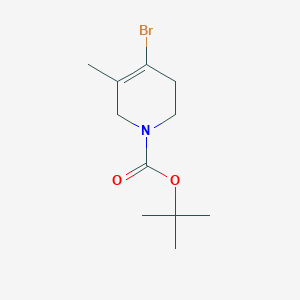 molecular formula C11H18BrNO2 B2903235 Tert-butyl 4-bromo-5-methyl-3,6-dihydro-2H-pyridine-1-carboxylate CAS No. 2416243-47-3