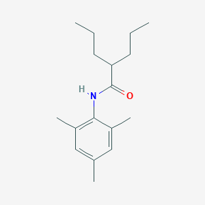 molecular formula C17H27NO B290324 N-mesityl-2-propylpentanamide 