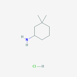 molecular formula C8H18ClN B2903259 3,3-Dimethylcyclohexanamine hydrochloride CAS No. 226549-07-1