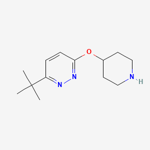 3-Tert-butyl-6-(piperidin-4-yloxy)pyridazine