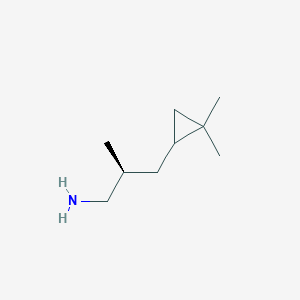 (2S)-3-(2,2-Dimethylcyclopropyl)-2-methylpropan-1-amine