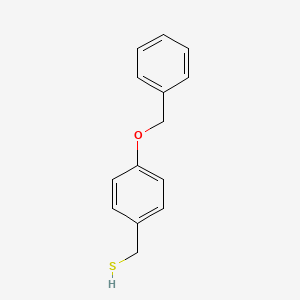 molecular formula C14H14OS B2903284 [4-(Benzyloxy)phenyl]methanethiol CAS No. 80192-91-2