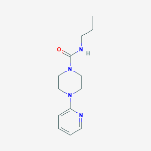 molecular formula C13H20N4O B2903288 N-Propyl(4-(2-pyridyl)piperazinyl)formamide CAS No. 904862-44-8