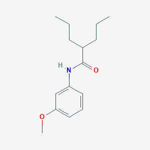 molecular formula C15H23NO2 B290332 N-(3-methoxyphenyl)-2-propylpentanamide 