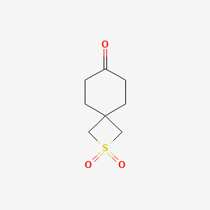 molecular formula C8H12O3S B2903322 2lambda6-Thiaspiro[3.5]nonane-2,2,7-trione CAS No. 2060042-83-1