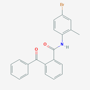 molecular formula C21H16BrNO2 B290334 2-benzoyl-N-(4-bromo-2-methylphenyl)benzamide 