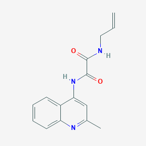 molecular formula C15H15N3O2 B2903351 N1-allyl-N2-(2-methylquinolin-4-yl)oxalamide CAS No. 941963-26-4
