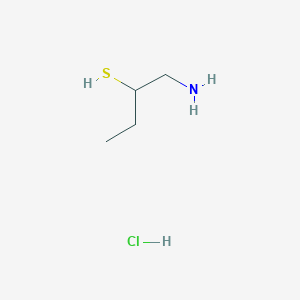 molecular formula C4H12ClNS B2903356 1-氨基-2-丁硫醇盐酸盐 CAS No. 4146-02-5