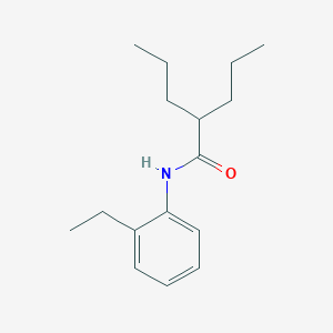 N-(2-ethylphenyl)-2-propylpentanamide