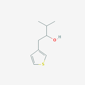 molecular formula C9H14OS B2903367 3-Methyl-1-thiophen-3-ylbutan-2-ol CAS No. 1248158-12-4