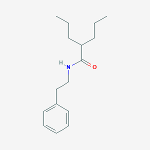 molecular formula C16H25NO B290337 N-(2-phenylethyl)-2-propylpentanamide 