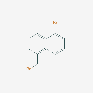 molecular formula C11H8Br2 B2903380 1-Bromo-5-(bromomethyl)naphthalene CAS No. 151109-14-7