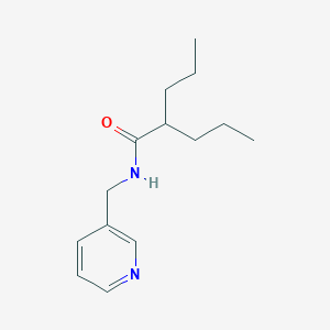 molecular formula C14H22N2O B290339 2-propyl-N-(3-pyridinylmethyl)pentanamide 