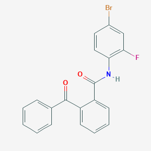 2-benzoyl-N-(4-bromo-2-fluorophenyl)benzamide