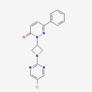 2-[1-(5-Chloropyrimidin-2-yl)azetidin-3-yl]-6-phenylpyridazin-3-one
