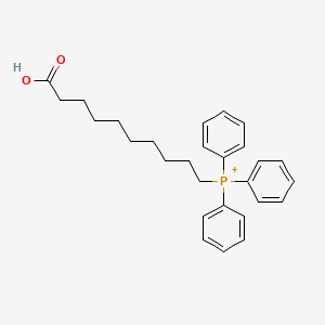 molecular formula C28H34O2P B2903429 (9-Carboxynonyl)triphenylphosphonium CAS No. 779282-36-9; 93943-65-8