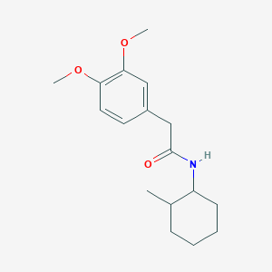 2-(3,4-dimethoxyphenyl)-N-(2-methylcyclohexyl)acetamide