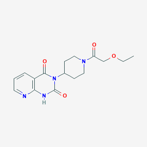 3-(1-(2-ethoxyacetyl)piperidin-4-yl)pyrido[2,3-d]pyrimidine-2,4(1H,3H)-dione