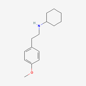 molecular formula C15H23NO B2903461 N-[2-(4-methoxyphenyl)ethyl]cyclohexanamine CAS No. 356537-95-6