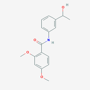 N-[3-(1-hydroxyethyl)phenyl]-2,4-dimethoxybenzamide