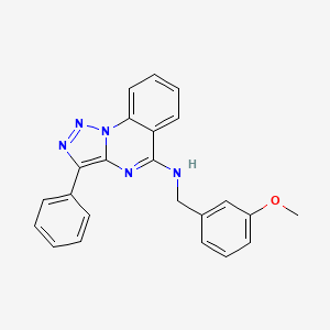 N-(3-methoxybenzyl)-3-phenyl[1,2,3]triazolo[1,5-a]quinazolin-5-amine
