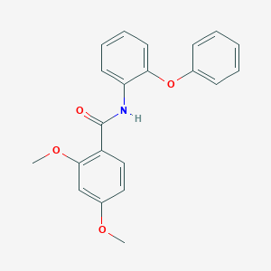 molecular formula C21H19NO4 B290349 2,4-dimethoxy-N-(2-phenoxyphenyl)benzamide 