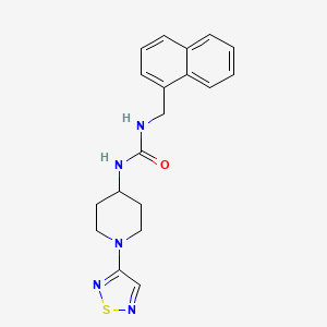 1-(Naphthalen-1-ylmethyl)-3-[1-(1,2,5-thiadiazol-3-yl)piperidin-4-yl]urea