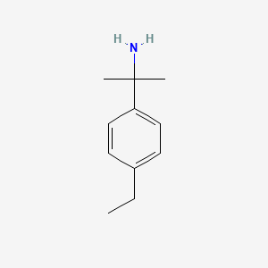 molecular formula C11H17N B2903524 2-(4-Ethylphenyl)propan-2-amine CAS No. 17797-07-8