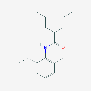 molecular formula C17H27NO B290354 N-(2-ethyl-6-methylphenyl)-2-propylpentanamide 