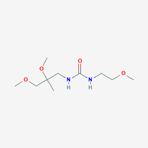 molecular formula C10H22N2O4 B2903576 1-(2,3-Dimethoxy-2-methylpropyl)-3-(2-methoxyethyl)urea CAS No. 2097900-20-2