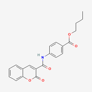 Butyl 4-(2-oxo-2H-chromen-3-carbonylamino}-benzoate