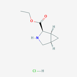 Ethyl (1S,2R,5R)-3-azabicyclo[3.1.0]hexane-2-carboxylate;hydrochloride
